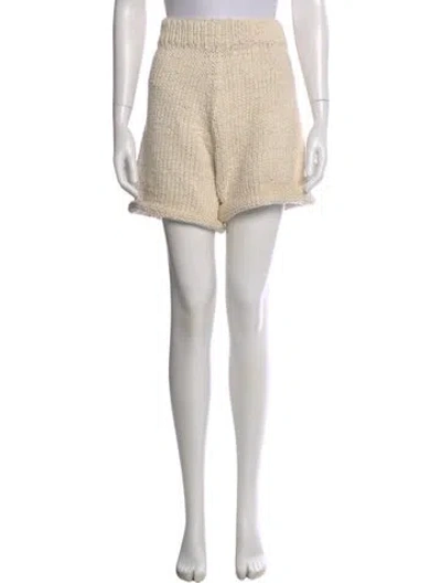 Pre-owned Lauren Manoogian Mini Shorts In Neutral
