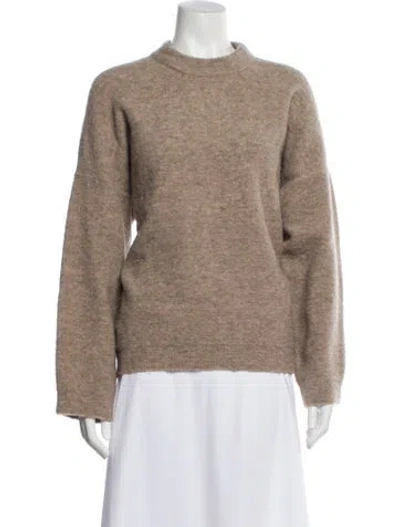 Pre-owned Lauren Manoogian Mock Neck Sweater W/ Tags In Neutral