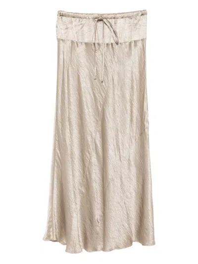 Lauren Manoogian New Luster Skirt In Neutral