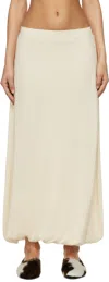 Lauren Manoogian Off-white Balloon Skirt In I03 Ivory