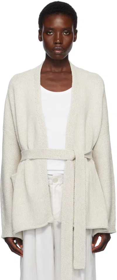 Lauren Manoogian Off-white Coto Cardigan
