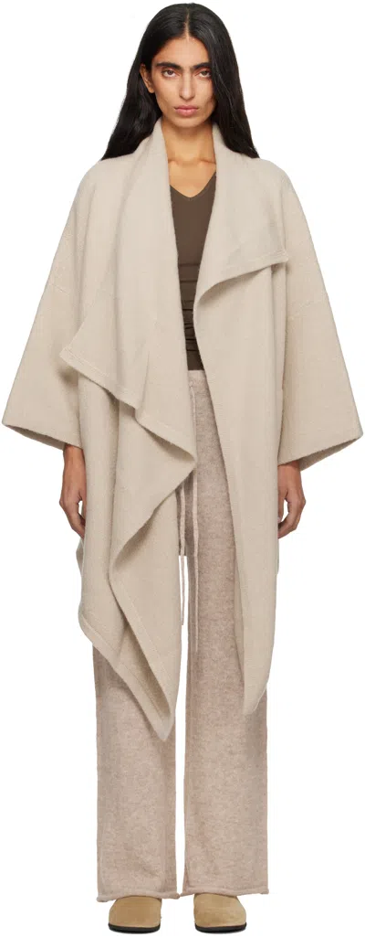 Lauren Manoogian Off-white Drape Mantle Cardigan In Neutral