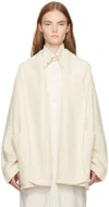 Lauren Manoogian Off-white Manta Coat In Rw01 Raw White