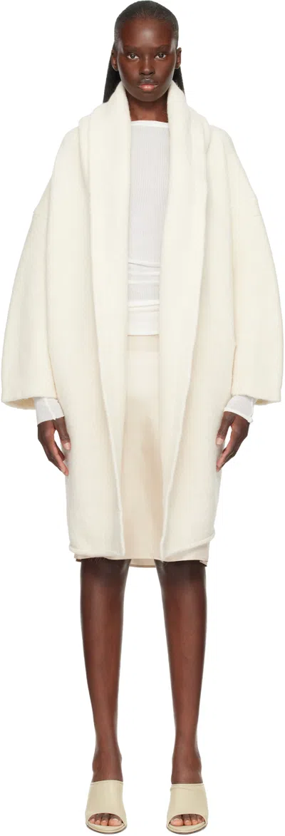 Lauren Manoogian Off-white Capote Coat In Neutral