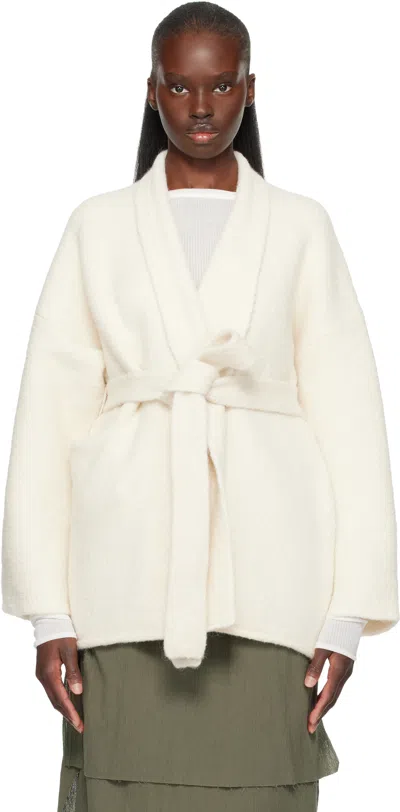 Lauren Manoogian Off-white Coto Cardigan