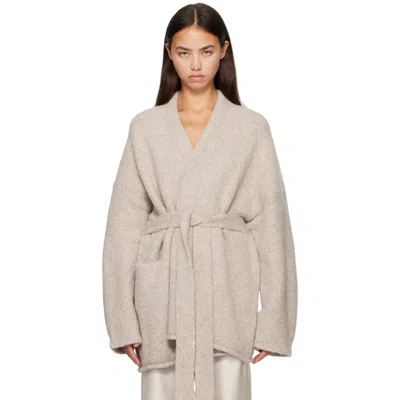 Lauren Manoogian Off-white Coto Cardigan In Pebble P01