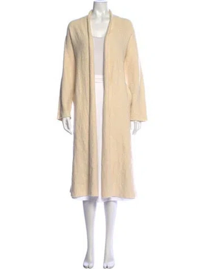 Pre-owned Lauren Manoogian Open Front Sweater In Neutral