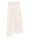 Lauren Manoogian Panelled Midi Skirt In Neutral