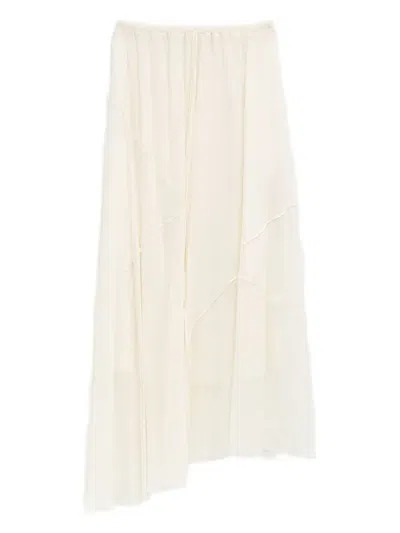 Lauren Manoogian Panelled Midi Skirt In Neutral