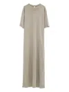 Lauren Manoogian Pima Cotton Dress In Grey