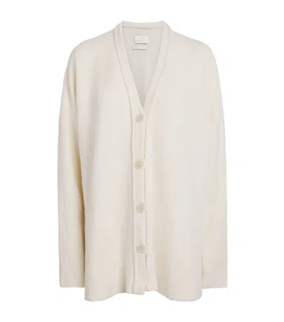 Lauren Manoogian Pima Cotton-blend Uzbek Cardigan In White