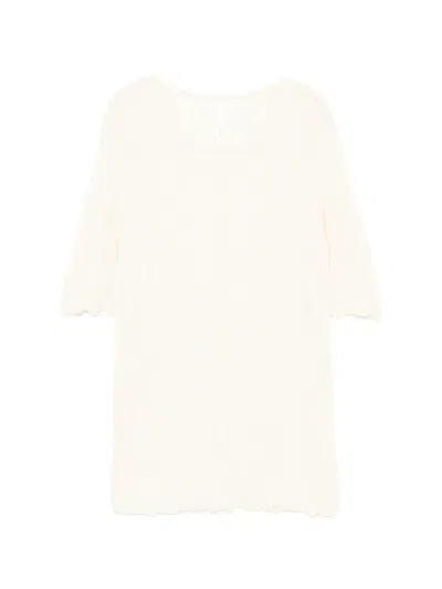 Lauren Manoogian Plisse Top In Neutral