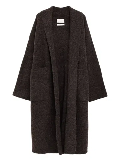 Lauren Manoogian Pocket Shawl-collar Coat In Black