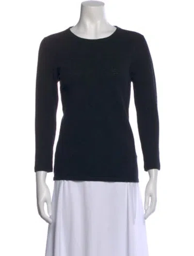 Pre-owned Lauren Manoogian Scoop Neck Sweater In Black