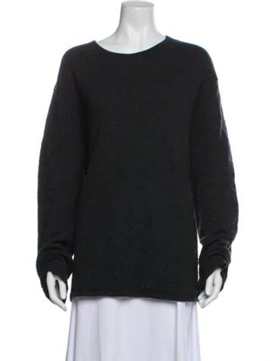 Pre-owned Lauren Manoogian Scoop Neck Sweater In Gray