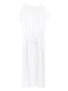 Lauren Manoogian Semi-sheer Dress In White