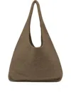 Lauren Manoogian Wool And Alpaca Shoulder Bag In Brown