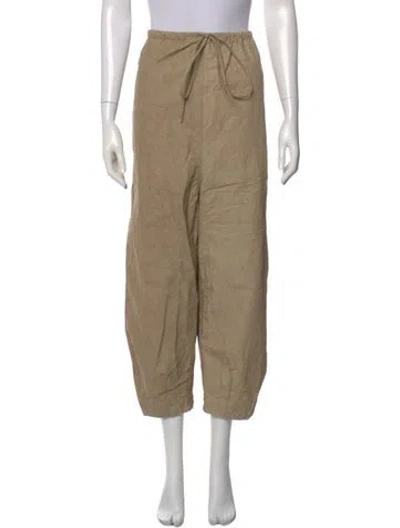 Pre-owned Lauren Manoogian Straight Leg Pants In Neutral
