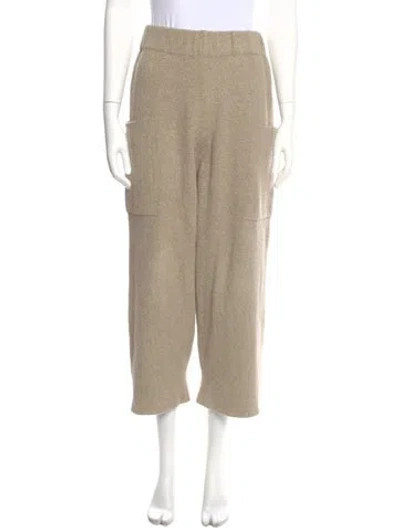 Pre-owned Lauren Manoogian Straight Leg Pants In Neutral