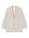 Lauren Manoogian Textured Blazer In Neutrals