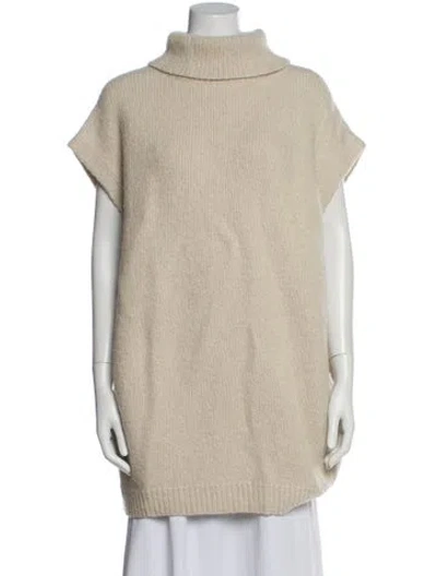 Pre-owned Lauren Manoogian Turtleneck Sweater In Neutral