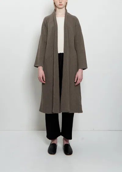 Lauren Manoogian Uzbek Stretch Pima Cotton Cardigan In Gray