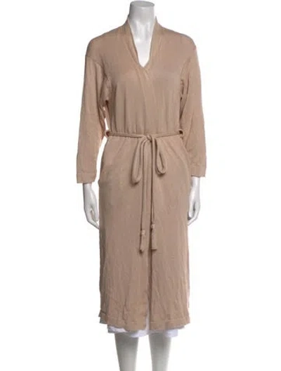Pre-owned Lauren Manoogian V-neck Sweater In Neutral
