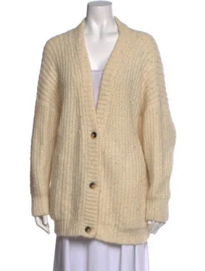 Pre-owned Lauren Manoogian V-neck Sweater In Neutral