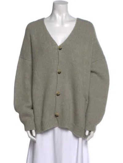 Pre-owned Lauren Manoogian V-neck Sweater In Neutral