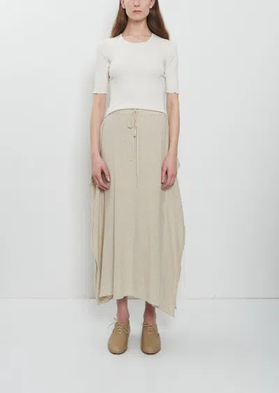Lauren Manoogian Wave Cotton Linen Skirt In Neutral