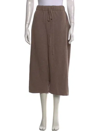 Pre-owned Lauren Manoogian Wide Leg Pants In Brown