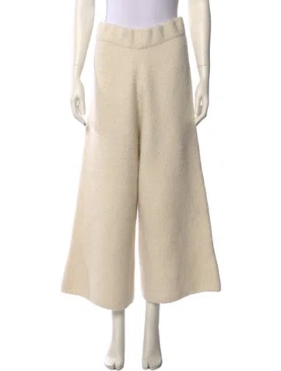 Pre-owned Lauren Manoogian Wide Leg Pants In Neutral