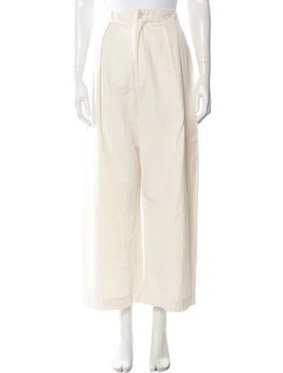 Pre-owned Lauren Manoogian Wide Leg Pants In Neutral