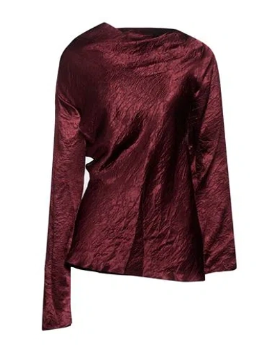 Lauren Manoogian Woman Top Burgundy Size 1 Rayon