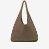 Lauren Manoogian Wool And Alpaca Shoulder Bag In Brown