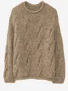 Lauren Manoogian Wool And Alpaca Sweater In Brown