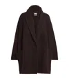 Lauren Manoogian Wool-blend Double-faced Coat In Burgundy