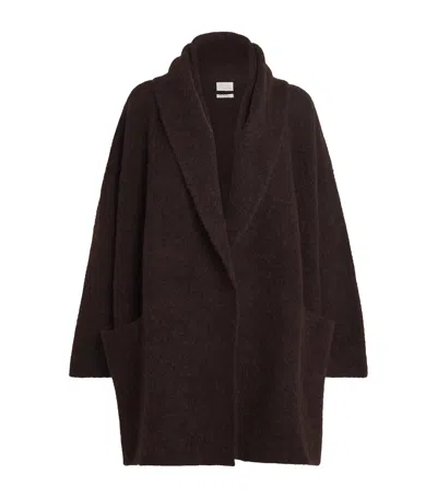 Lauren Manoogian Wool-blend Double-faced Coat In Burgundy