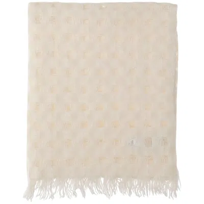 Lauren Manoogian Wool Blend Handwoven Grid Wrap Scarf