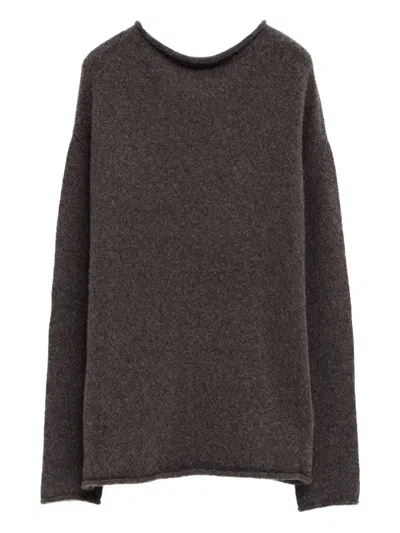 Lauren Manoogian Wool Sweater In Brown