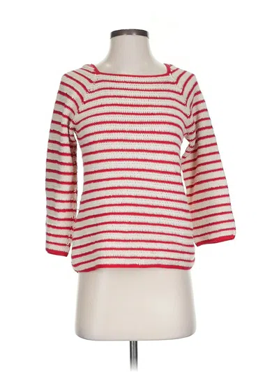 Pre-owned Lauren Moffatt Pullover Sweater In Red