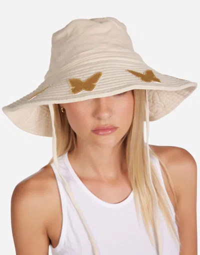 Lauren Moshi Adina Gold Butterfly Patches In Natural