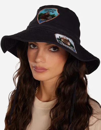 Lauren Moshi Adina Smokey Bear In Black