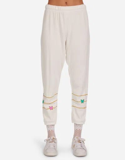 Lauren Moshi Alana Butterfly Charm Happyface In White