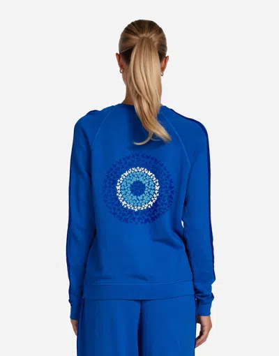 Lauren Moshi Anela Butterfly Evil Eye In Sapphire