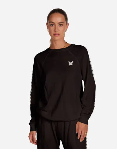 Lauren Moshi Anela Butterfly Happyface In Black