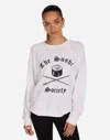 Lauren Moshi Sushi Society Pullover In White