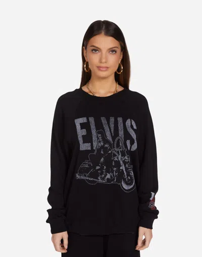 Lauren Moshi Anela Vintage Elvis In Black