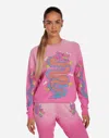 Lauren Moshi Anela Vintage Pink Dragon In Neon Pink Ombre