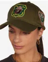 Lauren Moshi Bay Smokey Bear Cap In Military Green In Green